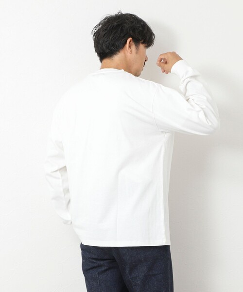 PENDLETON（ペンドルトン）の「【PENDLETON/ペンドルトン】LOGO EMB LS Tee ロゴ刺繍 長袖Tシャツ25AW（Tシャツ/カットソー・メンズ・グレイッシュブルー/オフホワイト/ライトグレー/チャコールグレー・M/L）」の9枚目の写真