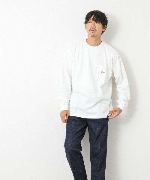 PENDLETON（ペンドルトン）の「【PENDLETON/ペンドルトン】LOGO EMB LS Tee ロゴ刺繍 長袖Tシャツ25AW（Tシャツ/カットソー・メンズ・グレイッシュブルー/オフホワイト/ライトグレー/チャコールグレー・M/L）」の10枚目の写真