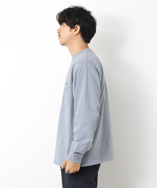 PENDLETON（ペンドルトン）の「【PENDLETON/ペンドルトン】LOGO EMB LS Tee ロゴ刺繍 長袖Tシャツ25AW（Tシャツ/カットソー・メンズ・グレイッシュブルー/オフホワイト/ライトグレー/チャコールグレー・M/L）」の17枚目の写真