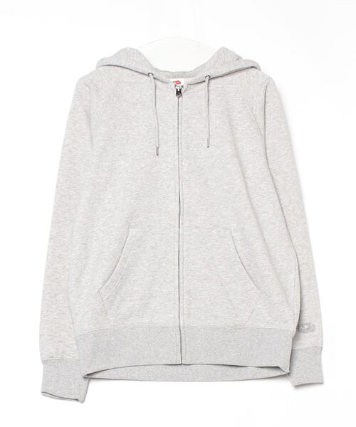 FRUIT OF THE LOOM(フルーツオブザルーム)の「【FRUIT OF THE LOOM/フルーツオブザルーム】BASIC SWEAT ZIP UP HOODIE / ジップパーカー(パーカー・レディース・ブラック/アイボリー/グレー/ネイビー・L/M)」の3枚目の写真