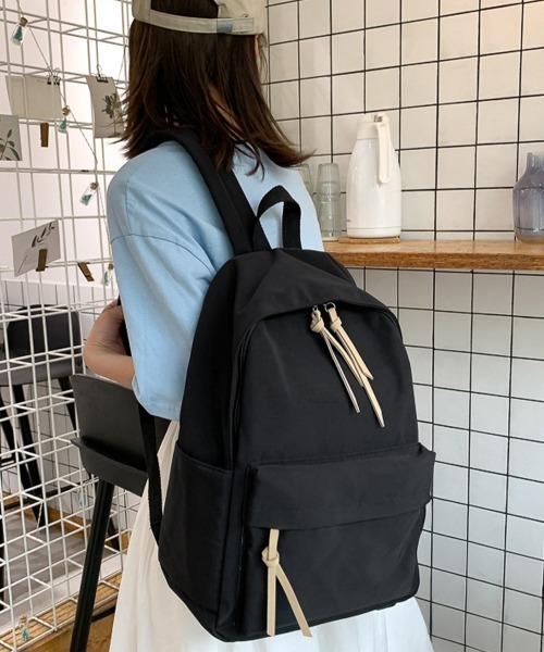 Miniministore(ミニミニストア)の「リュックサック レディース 大容量(バックパック/リュック・レディース・スモークピンク/ベージュ/ブラック/カーキ・FREE)」の5枚目の写真