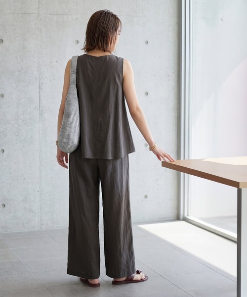 STYLE DELI(スタイルデリ)の「合わせフロントセットアップ(その他トップス・レディース・オフホワイト/アクア/ブラウン・FREE)」の15枚目の写真
