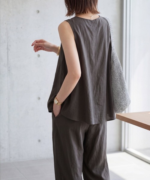 STYLE DELI(スタイルデリ)の「合わせフロントセットアップ(その他トップス・レディース・オフホワイト/アクア/ブラウン・FREE)」の17枚目の写真