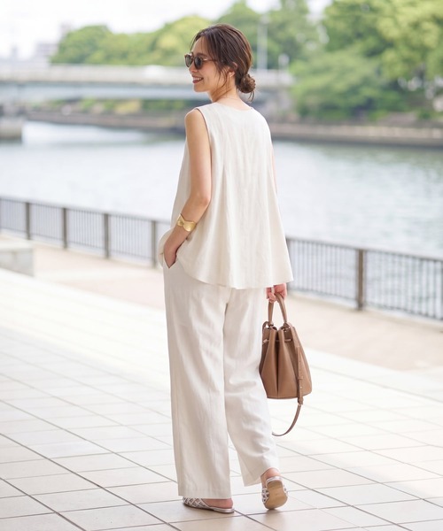 STYLE DELI(スタイルデリ)の「合わせフロントセットアップ(その他トップス・レディース・オフホワイト/アクア/ブラウン・FREE)」の21枚目の写真
