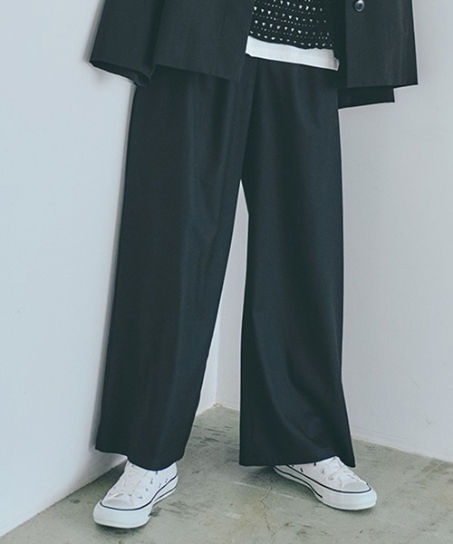 studio CLIP（スタディオクリップ）の「ストレートイージーパンツ[プチ・プラスサイズあり]（その他パンツ・レディース・ネイビー/カーキ/ベージュ/その他2/その他3/その他1/その他7・X-LARGE/SMALL/MEDIUM/LARGE/XX-LARGE/XXX-LARGE/PF）」の7枚目の写真