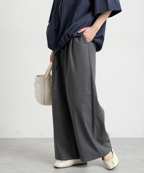 studio CLIP（スタディオクリップ）の「ストレートイージーパンツ[プチ・プラスサイズあり]（その他パンツ・レディース・ネイビー/カーキ/ベージュ/その他2/その他3/その他1/その他7・X-LARGE/SMALL/MEDIUM/LARGE/XX-LARGE/XXX-LARGE/PF）」の14枚目の写真