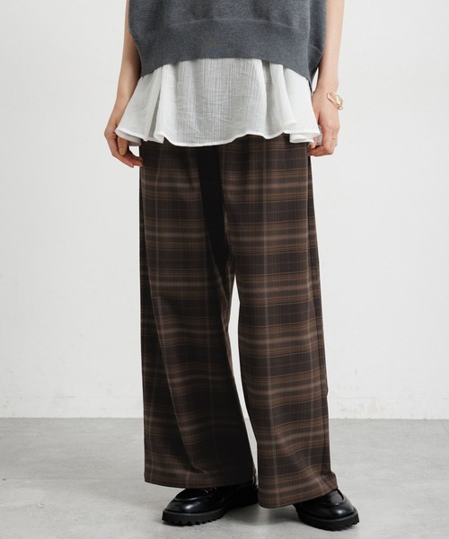 studio CLIP（スタディオクリップ）の「ストレートイージーパンツ[プチ・プラスサイズあり]（その他パンツ・レディース・ネイビー/カーキ/ベージュ/その他2/その他3/その他1/その他7・X-LARGE/SMALL/MEDIUM/LARGE/XX-LARGE/XXX-LARGE/PF）」の20枚目の写真