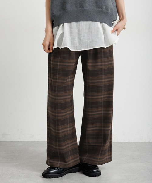 studio CLIP（スタディオクリップ）の「ストレートイージーパンツ[プチ・プラスサイズあり]（その他パンツ・レディース・ネイビー/カーキ/ベージュ/その他2/その他3/その他1/その他7・X-LARGE/SMALL/MEDIUM/LARGE/XX-LARGE/XXX-LARGE/PF）」の21枚目の写真