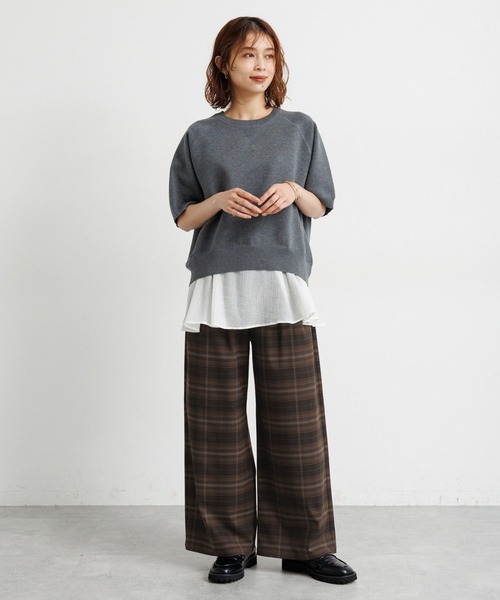 studio CLIP（スタディオクリップ）の「ストレートイージーパンツ[プチ・プラスサイズあり]（その他パンツ・レディース・ネイビー/カーキ/ベージュ/その他2/その他3/その他1/その他7・X-LARGE/SMALL/MEDIUM/LARGE/XX-LARGE/XXX-LARGE/PF）」の22枚目の写真