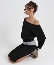 BLACKUP オフショルダー グレー スウェット BLACKUP オフショルダー グレー スウェット 楽天市場】オフ