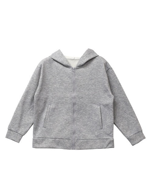CLOTHY(クロシィ)の「【あったか裏ボアシリーズ】セットアップ対応!裏ボアフルジップパーカー(パーカー・レディース・チャコールグレー/ライトグレー/グレー・MEDIUM/LARGE)」の10枚目の写真