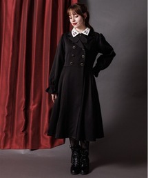 axes femme(アクシーズファム)のWレースアップトレンチコート(トレンチコート)
