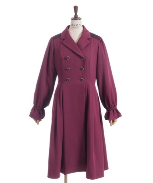 Wレースアップトレンチコート（トレンチコート）｜axes femme