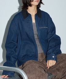デニムジャケット ジップアップ カジュアル デニムジャケット（ジップアップ）ファッション通販 - ZOZOTOWN