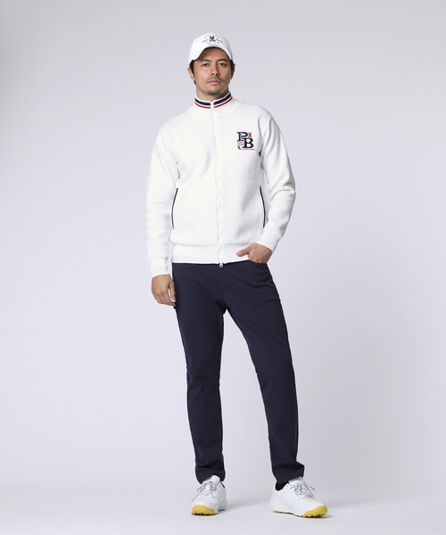 Psycho Bunny（サイコバニー）の「[GOLF]ゴルフクラブ フルジップニットカーディガン（ニット/セーター・メンズ・ブラック/ホワイト/ネイビー・MEDIUM/LARGE/X-LARGE）」の6枚目の写真