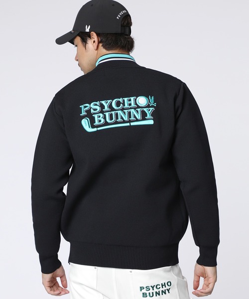 Psycho Bunny（サイコバニー）の「[GOLF]ゴルフクラブ フルジップニットカーディガン（ニット/セーター・メンズ・ブラック/ホワイト/ネイビー・MEDIUM/LARGE/X-LARGE）」の10枚目の写真