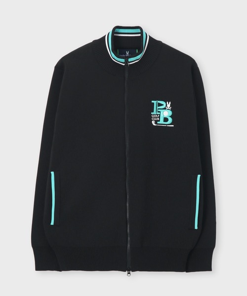 Psycho Bunny（サイコバニー）の「[GOLF]ゴルフクラブ フルジップニットカーディガン（ニット/セーター・メンズ・ブラック/ホワイト/ネイビー・MEDIUM/LARGE/X-LARGE）」の12枚目の写真