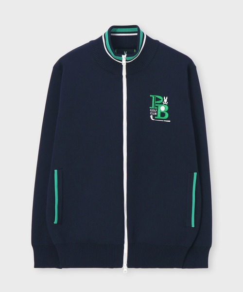 Psycho Bunny（サイコバニー）の「[GOLF]ゴルフクラブ フルジップニットカーディガン（ニット/セーター・メンズ・ブラック/ホワイト/ネイビー・MEDIUM/LARGE/X-LARGE）」の17枚目の写真