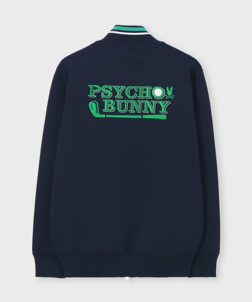 Psycho Bunny（サイコバニー）の「[GOLF]ゴルフクラブ フルジップニットカーディガン（ニット/セーター・メンズ・ブラック/ホワイト/ネイビー・MEDIUM/LARGE/X-LARGE）」の18枚目の写真