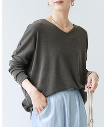 reca | ドルマンスリーブＶネックＴシャツ(Tシャツ/カットソー)