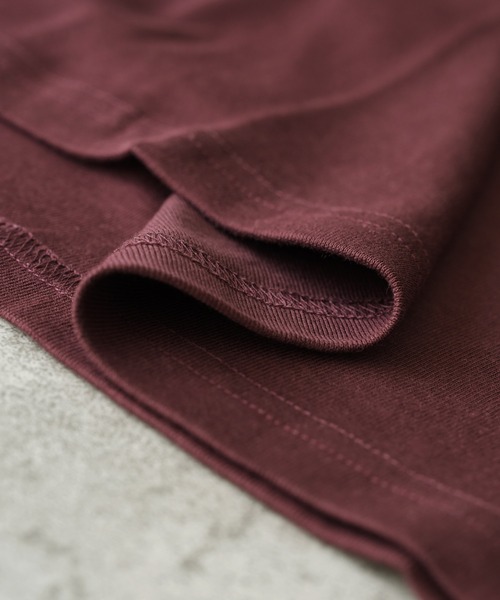 reca（レカ）の「ドルマンスリーブＶネックＴシャツ（Tシャツ/カットソー・レディース・ブラック/オフホワイト/バーガンディー/チャコール・M/L）」の7枚目の写真