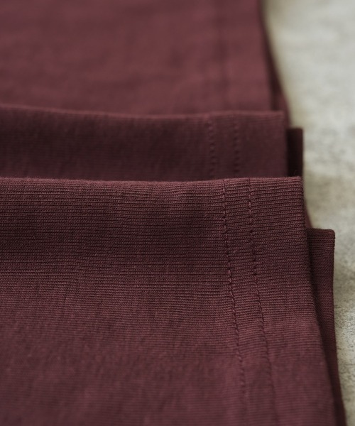 reca（レカ）の「ドルマンスリーブＶネックＴシャツ（Tシャツ/カットソー・レディース・ブラック/オフホワイト/バーガンディー/チャコール・M/L）」の15枚目の写真