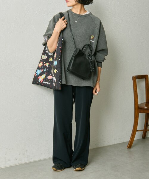 撥水/B4サイズ対応》sampo×earコラボ スペーストイビッグトートバッグ