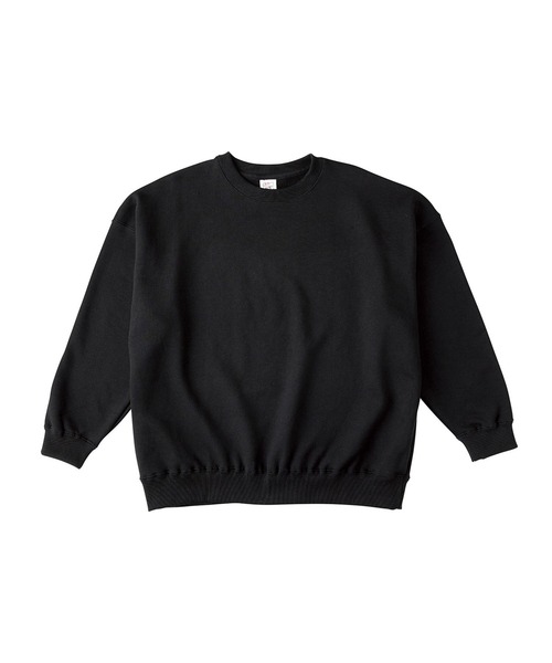 CROSS & STITCH(クロスステッチ)の「ダボっとリラックス感!【Cross&Stitch】レギュラーウェイト ビッグシルエット スウェットシャツ オーバーサイズ SB2280(スウェット・レディース・サンドベージュ/ダークブルー/ホワイト/ヘザーグレー/ダークグリーン/ブラック・M/L)」の7枚目の写真