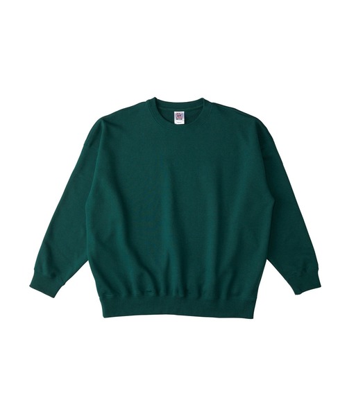 CROSS & STITCH(クロスステッチ)の「ダボっとリラックス感!【Cross&Stitch】レギュラーウェイト ビッグシルエット スウェットシャツ オーバーサイズ SB2280(スウェット・レディース・サンドベージュ/ダークブルー/ホワイト/ヘザーグレー/ダークグリーン/ブラック・M/L)」の11枚目の写真