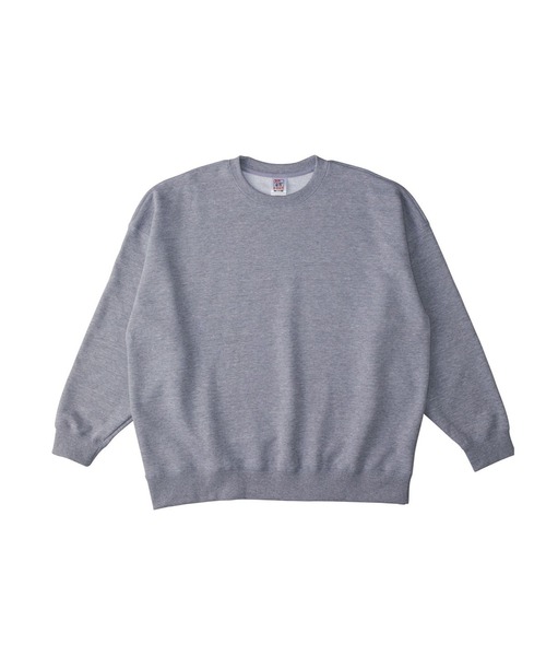 CROSS & STITCH(クロスステッチ)の「ダボっとリラックス感!【Cross&Stitch】レギュラーウェイト ビッグシルエット スウェットシャツ オーバーサイズ SB2280(スウェット・レディース・サンドベージュ/ダークブルー/ホワイト/ヘザーグレー/ダークグリーン/ブラック・M/L)」の10枚目の写真