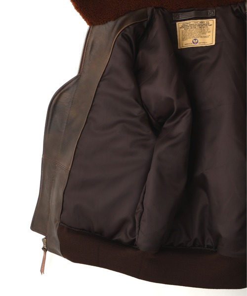 AVIREX(アヴィレックス)の「《AVIREX × PEANUTS》G-1 "FLYING ACE" / G-1 "フライングエース" / ピーナッツ / アヴィレックス(ブルゾン・メンズ・ブラウン・44/42/40/38)」の13枚目の写真