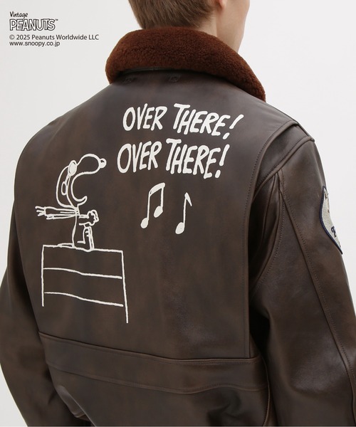 AVIREX(アヴィレックス)の「《AVIREX × PEANUTS》G-1 "FLYING ACE" / G-1 "フライングエース" / ピーナッツ / アヴィレックス(ブルゾン・メンズ・ブラウン・44/42/40/38)」の10枚目の写真