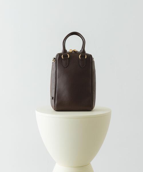 RODE SKO（ロデスコ）の「レザーミニボストンバッグ（ボストンバッグ・レディース・ブラック/ブラウン/ブラウン系その他/ホワイト系その他・ONE）」の4枚目の写真