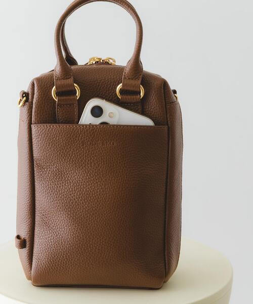 RODE SKO（ロデスコ）の「レザーミニボストンバッグ（ボストンバッグ・レディース・ブラック/ブラウン/ブラウン系その他/ホワイト系その他・ONE）」の19枚目の写真