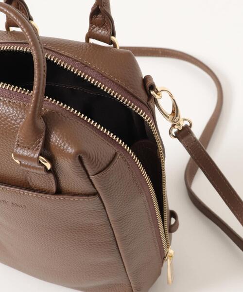 RODE SKO（ロデスコ）の「レザーミニボストンバッグ（ボストンバッグ・レディース・ブラック/ブラウン/ブラウン系その他/ホワイト系その他・ONE）」の16枚目の写真