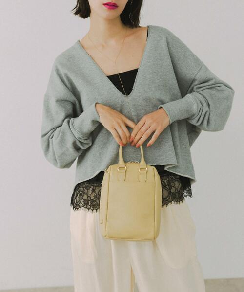 RODE SKO（ロデスコ）の「レザーミニボストンバッグ（ボストンバッグ・レディース・ブラック/ブラウン/ブラウン系その他/ホワイト系その他・ONE）」の14枚目の写真