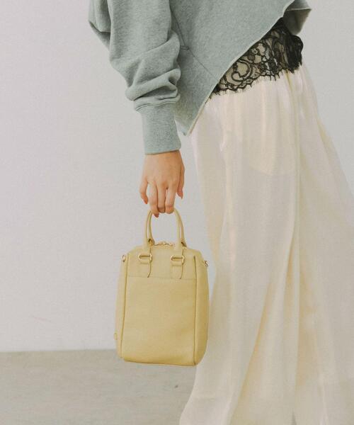 RODE SKO（ロデスコ）の「レザーミニボストンバッグ（ボストンバッグ・レディース・ブラック/ブラウン/ブラウン系その他/ホワイト系その他・ONE）」の13枚目の写真