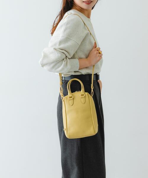 RODE SKO（ロデスコ）の「レザーミニボストンバッグ（ボストンバッグ・レディース・ブラック/ブラウン/ブラウン系その他/ホワイト系その他・ONE）」の12枚目の写真