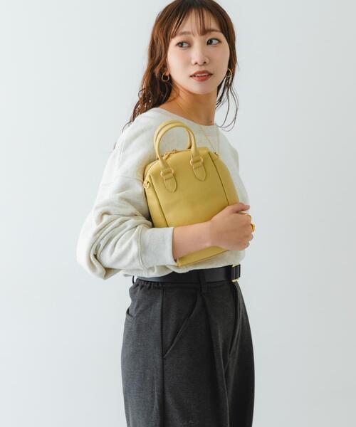 RODE SKO（ロデスコ）の「レザーミニボストンバッグ（ボストンバッグ・レディース・ブラック/ブラウン/ブラウン系その他/ホワイト系その他・ONE）」の11枚目の写真