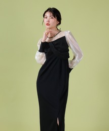 kana ドレス　ワンピース　ブラックM Kana 長袖ワンピース M ブラック レディース : ZOZOTOWN Yahoo!店