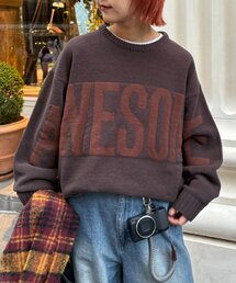 CIAOPANIC TYPY（チャオパニックティピー）の「【UNISEX】ジャガードモールロゴニット（ニット/セーター・メンズ）」