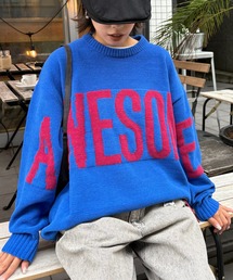 CIAOPANIC TYPY | 【UNISEX】ジャガードモールロゴニット(ニット/セーター)