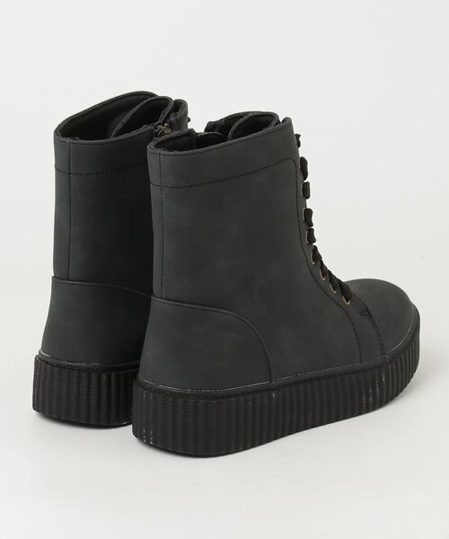 Dedes（デデス）の「軽量厚底 レースアップブーツ ユニセックス（ブーツ・レディース・ブラック系1/グレー系1/アイボリー系1/ブラウン系1・37/38/39/40/41/42/43/44/36）」の9枚目の写真