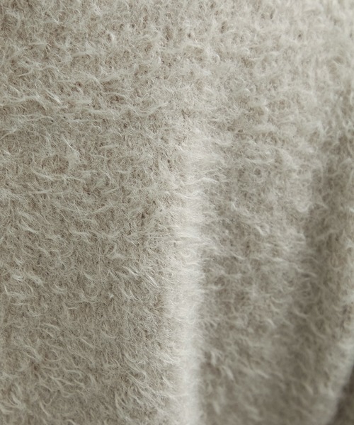 Elishe（エリシェ）の「ダブルジップフラッフィーニット（カーディガン/ボレロ・レディース・ブラック/ピンク/ベージュ・FREE）」の22枚目の写真