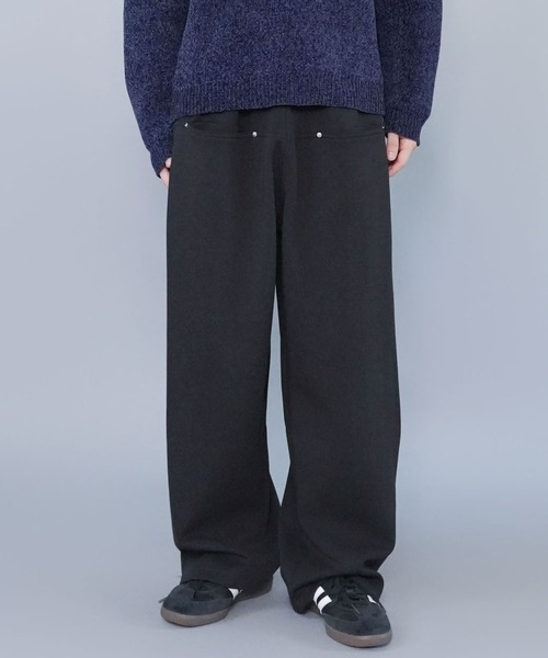 SPINNS(スピンズ)の「スウェットパンツ/シームポケット/ワイドシルエット(その他パンツ・メンズ・杢グレー/チャコール/ブラック・M/L)」の6枚目の写真