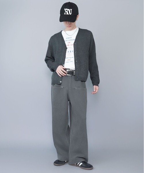 SPINNS(スピンズ)の「スウェットパンツ/シームポケット/ワイドシルエット(その他パンツ・メンズ・杢グレー/チャコール/ブラック・M/L)」の19枚目の写真