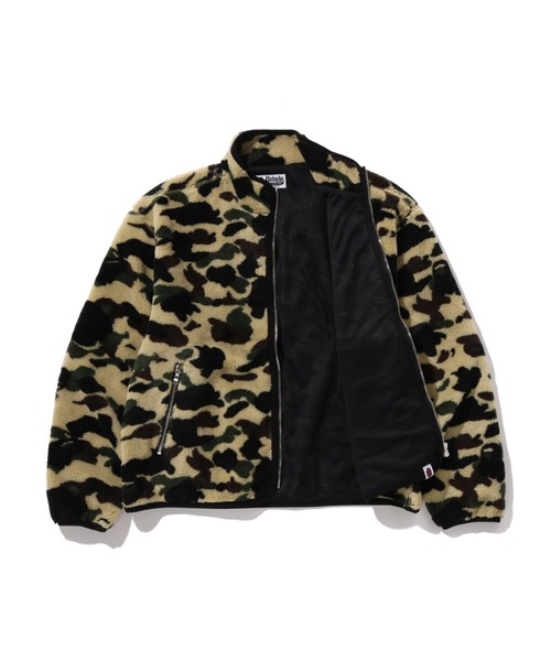 1ST CAMO FLEECE JACKET（ミリタリージャケット）｜A BATHING APE（ア