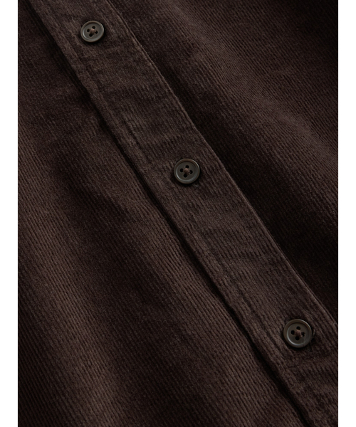 GAP(ギャップ)の「コーデュロイ ストレートヘム クロップドシャツ(シャツ/ブラウス・レディース・ベージュ/ブラウン・XS/S/M/L/XXS)」の5枚目の写真