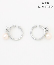 【WEB限定・2way・2set】パールビジュー イヤカフ リング