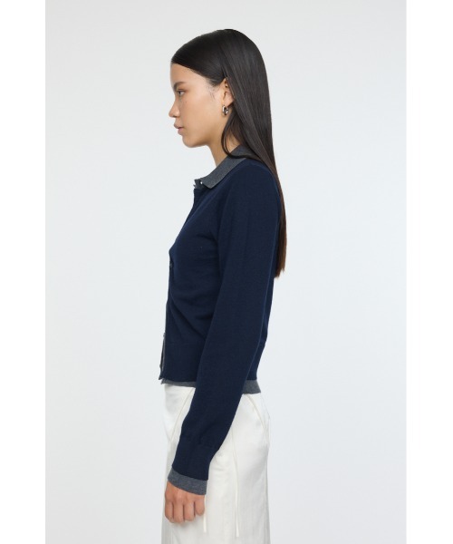 DOUBLE LAYERED ニットシャツ（ニット/セーター）｜MOUSSY（マウジー